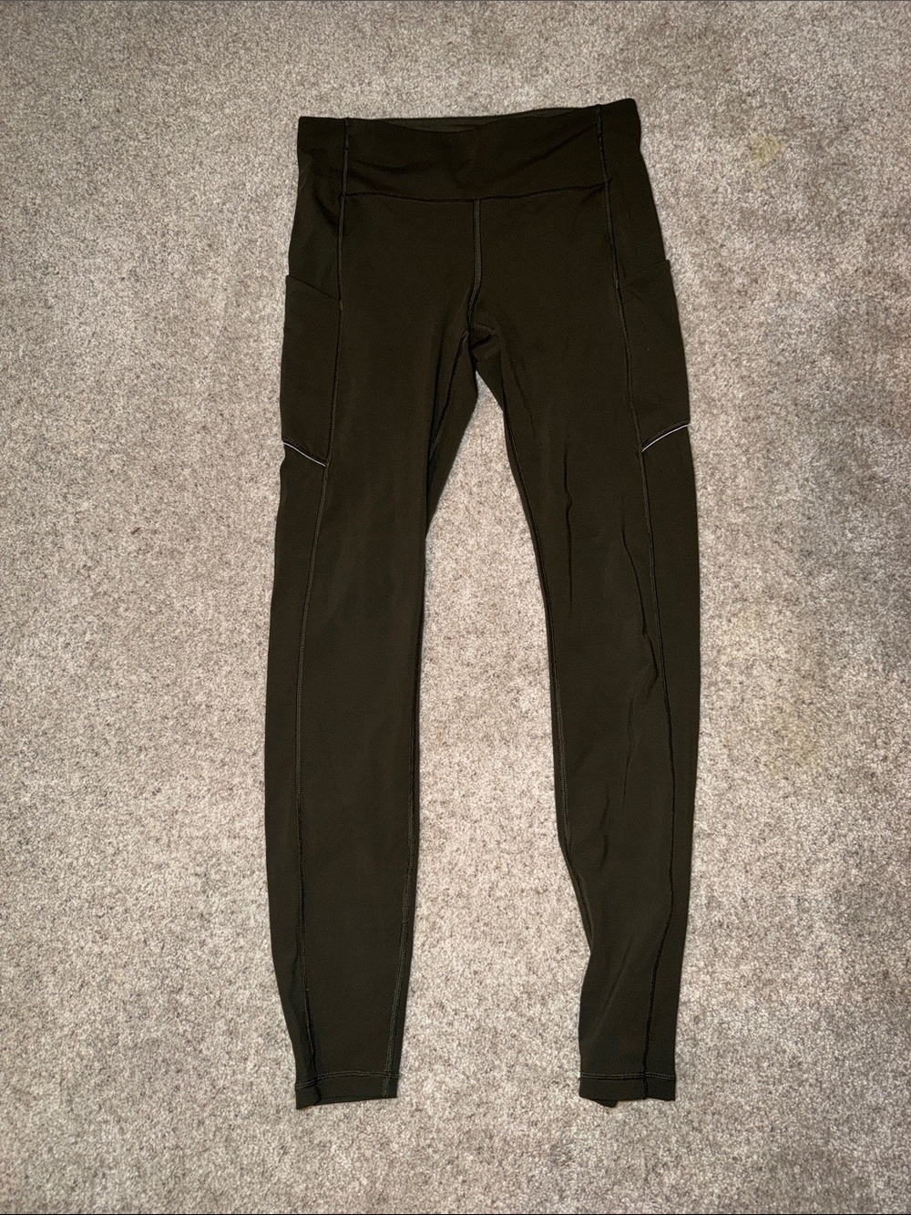 lululemon athletica Olive Green High-Rise Leggings